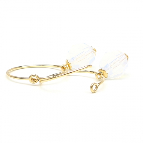 Cercei Ichiban - Circle Crystal Opaline