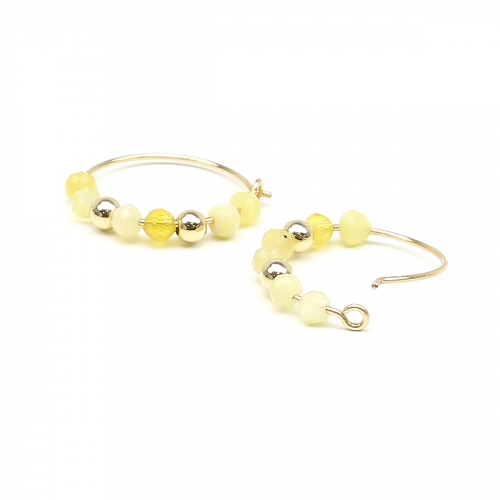 Cercei Ichiban - Simple Style Yellow Opal AUR14 K