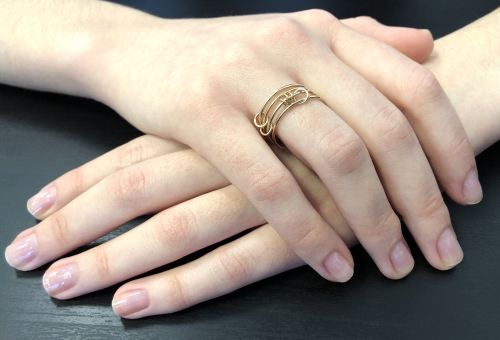 14K Gold ring - Transformers Simple