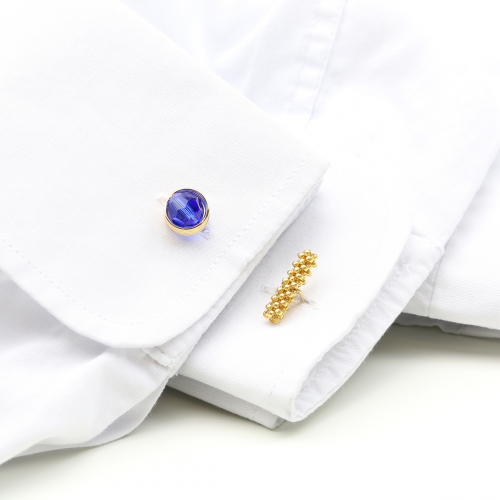 Cufflinks by Ichiban - Busted Majestic Blue