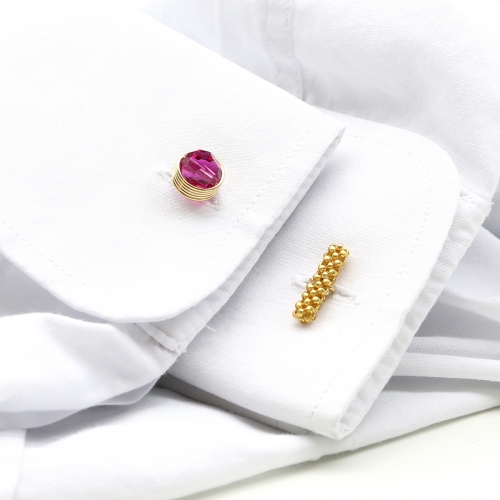 Cufflinks by Ichiban - Busted Fuchsia