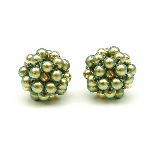 Stud earrings by Ichiban - Green Berry