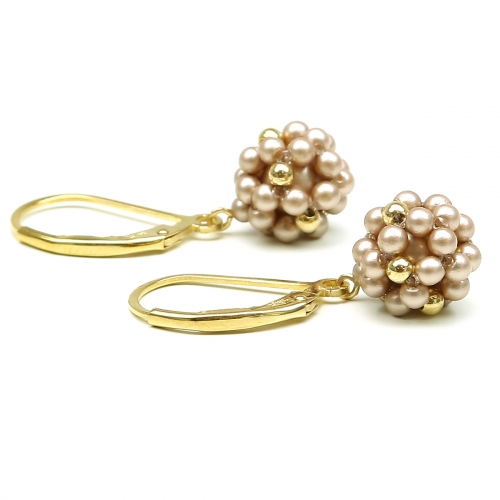 Leverback earrings by Ichiban - Almond Berry