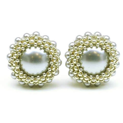 Cercei clips, Ichiban - Light Grey Moon