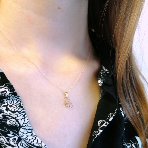 Pendant by Ichiban - Flower Power 14K Gold