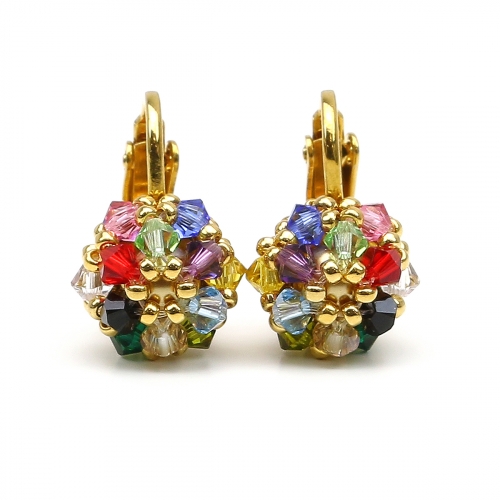 Clips earrings by Ichiban -  Daisies Multicolor