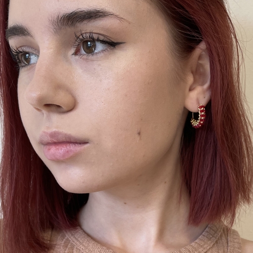 Earrings by Ichiban - Primetime Crystal Clear