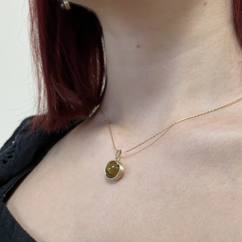 Pendant by Ichiban - Busted Gemstone Tiger's Eye