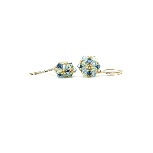 Leverback earrings by Ichiban - Daisies Spicy