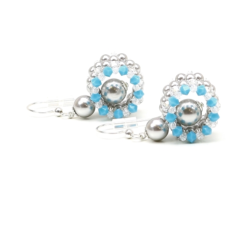 Dangle earrings by Ichiban - Luxury Turquoise