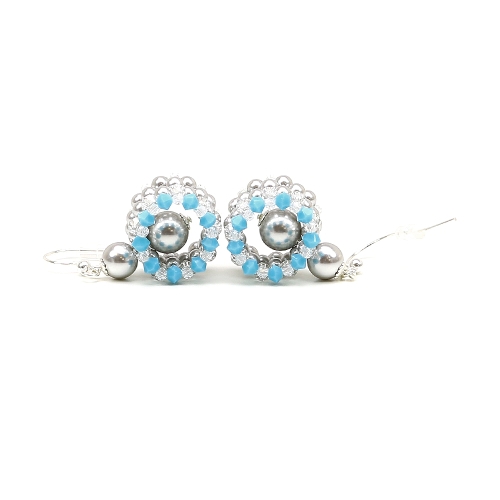 Dangle earrings by Ichiban - Luxury Turquoise