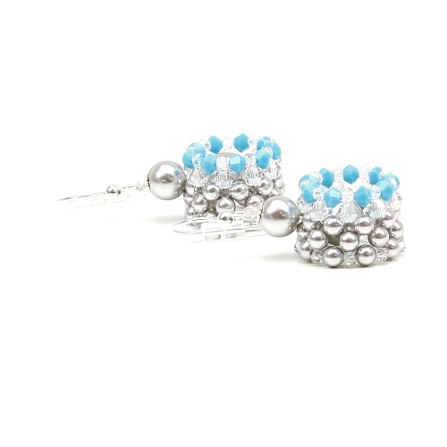Dangle earrings by Ichiban - Luxury Turquoise
