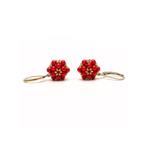 Leverback earrings by Ichiban - Daisies Rouge