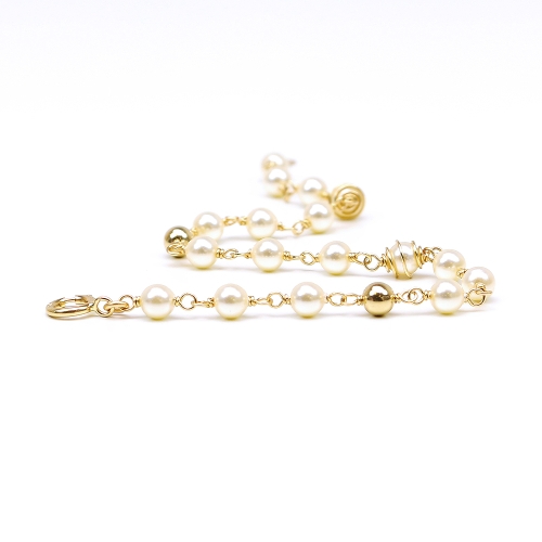Women's Bracelet by Ichiban - Luxury Pearl Cream AU14K