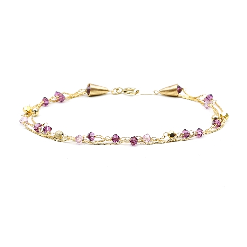 Bracelet by Ichiban - Spring Mood Amethyst