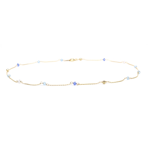 Necklace by Ichiban - Fineline Blue