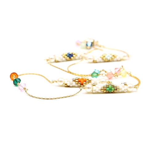 Necklace by Ichiban - Fineline Traditional Green