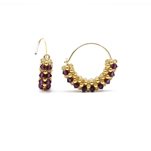 Earrings by Ichiban - Primetime Amethyst