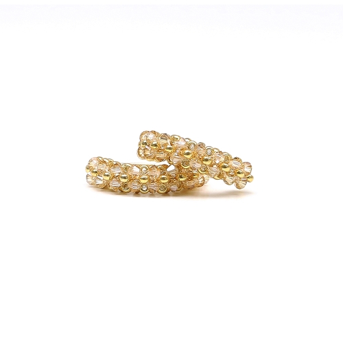 Earrings by Ichiban - Primetime Golden Shadow