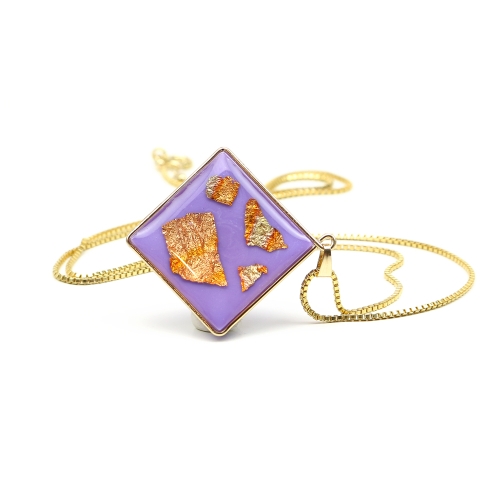 Purple Foil - pendant Ichiban BJewelry