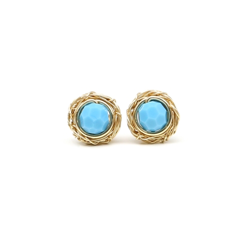 Stud earrings by Ichiban - Sweet Turquoise