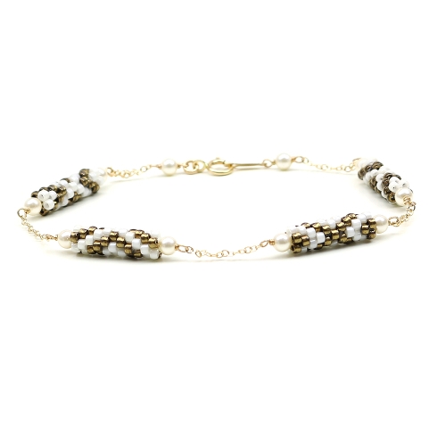 Women's Bracelet by Ichiban - Ethnic Style Elegant AU14K