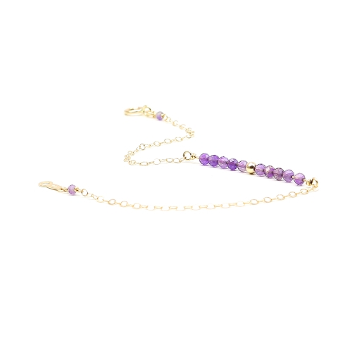Bratara pentru femei, Ichiban - Lucky Charm Amethyst AU14K