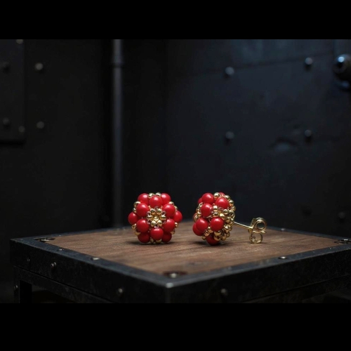 Stud earrings by Ichiban - Daisies Rouge