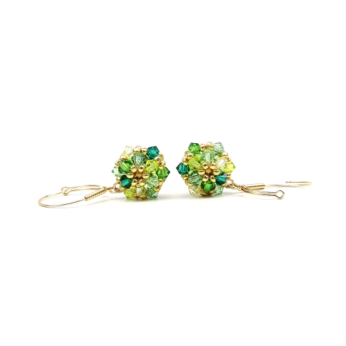  Cercei cu tortite leverback, Ichiban - Daisies Herba Fresca