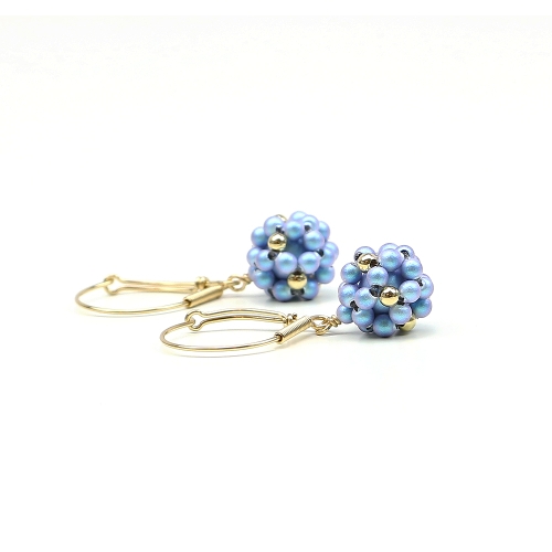 Leverback earrings by Ichiban - Blue Sky Berry