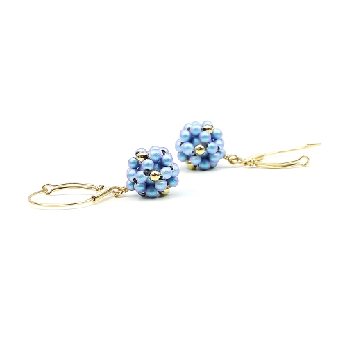 Leverback earrings by Ichiban - Blue Sky Berry