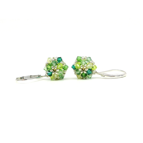 Leverback earrings by Ichiban - Daisies Herba Fresca 925 Silver