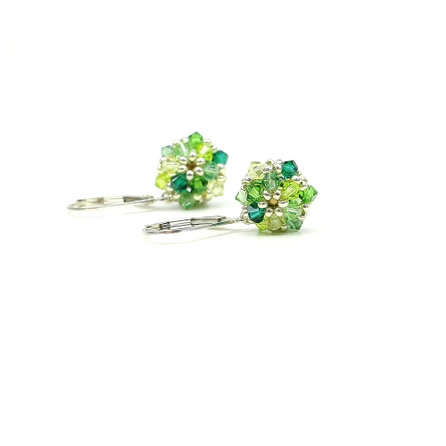 Cercei cu tortite leverback, Ichiban - Daisies Herba Fresca  AG925