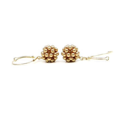Leverback earrings by Ichiban - Gold Berry